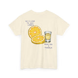 camiseta tequila e limão