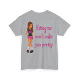 camiseta divertida e respirável
