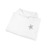 moletom capuz estrelas prateadas