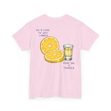 camiseta tequila e limão